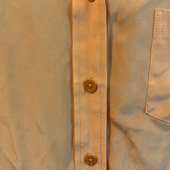 Silk blend, long sleeve button down - Picture 4 of 4